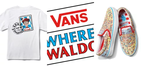 在鞋子上找威利在哪裡？Vans 聯名《威利在哪裡》推出超吸睛鞋款、T-shirt，充滿童趣且細節滿滿，忍不住發出尖叫聲！