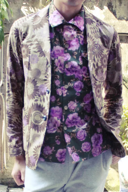 花紋西裝外套、夏威夷襯衫