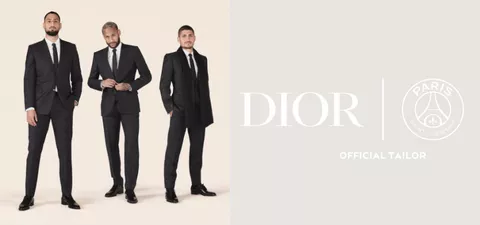 Dior 為「巴黎聖日耳曼足球俱樂部」打造專屬服飾，Kim Jones 親自操刀，眾球星親自示範如何穿搭