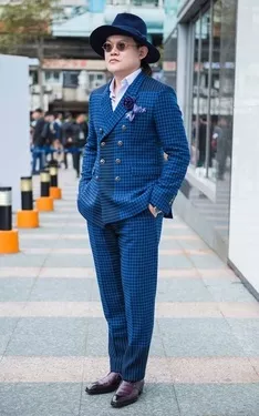 秋冬紳士.Suit Walk 2017.藍與紫