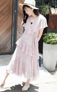 韓國不規則裙襬的魅力
