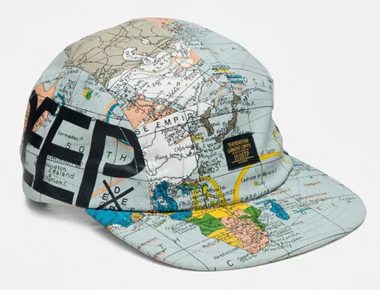 10 DEEP MAP 5-PANNAL 地圖 5分割帽