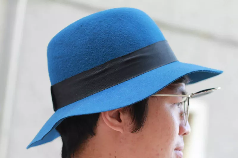 藍色大盤帽