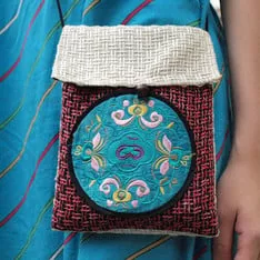 手編織刺繡包包