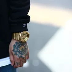 金色手錶