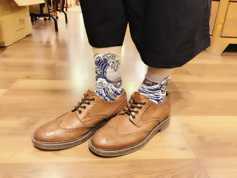 神奈川沖浪裏襪子