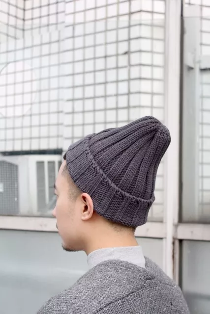 針織毛帽(灰) / JUAND.JU