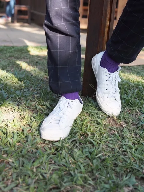 紫色襪子