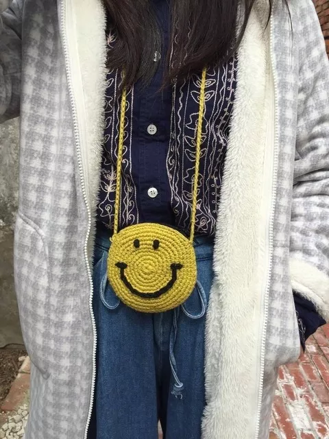 微笑編織小包