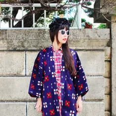 Blue Haori Kimono