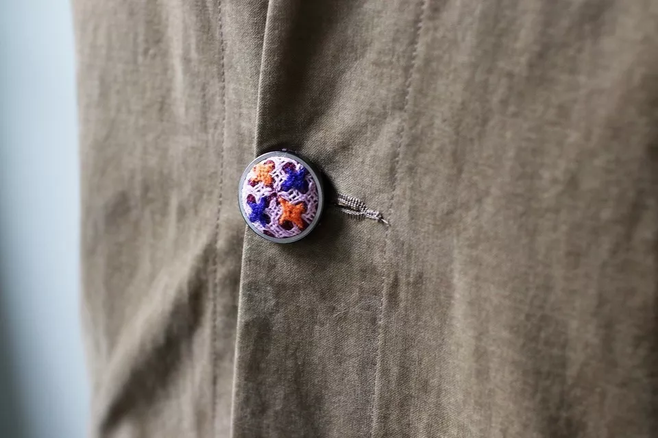 刺繡鈕扣